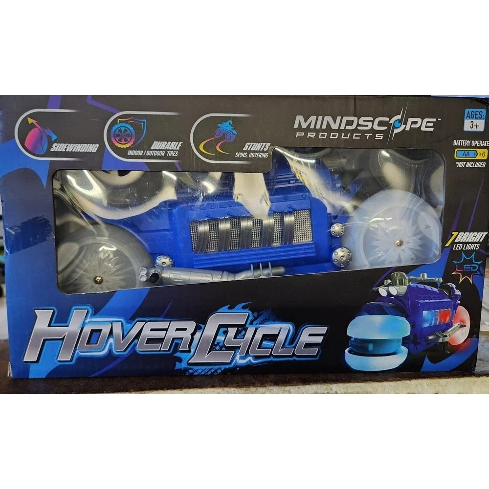 Mindscope Products Blue Hover Cycle. Stunts, Sidewinding, Durable